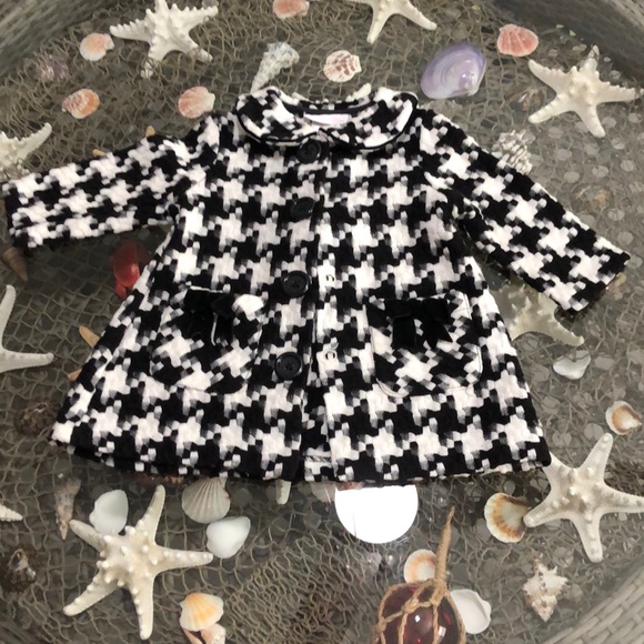 Bonnie Baby Other - 2/$20 Baby houndstooth pea coat 18 months